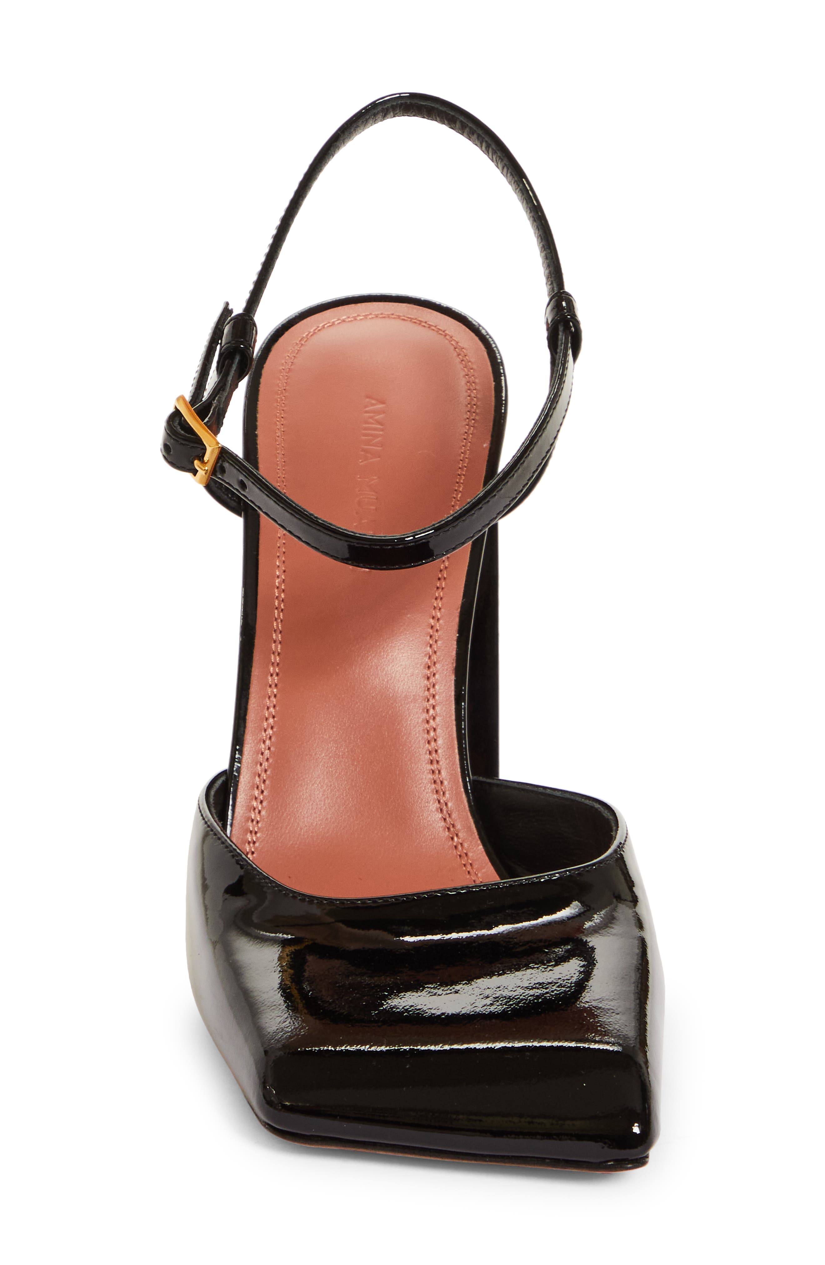 Block Heel Ankle Strap Sandal, Alternate, color, PATENT BLACK