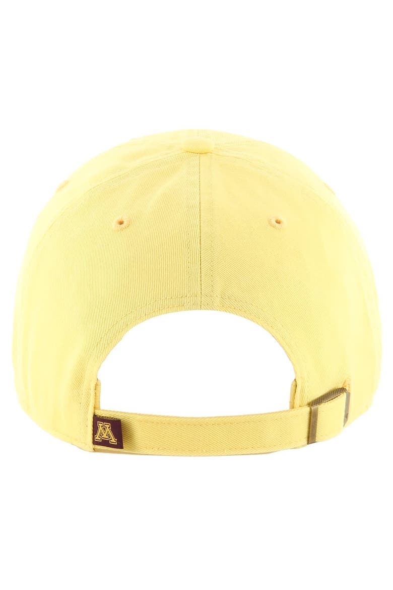 Men's '47 Gold Minnesota Golden Gophers Clean Up Adjustable Hat, Alternate, color, Gold