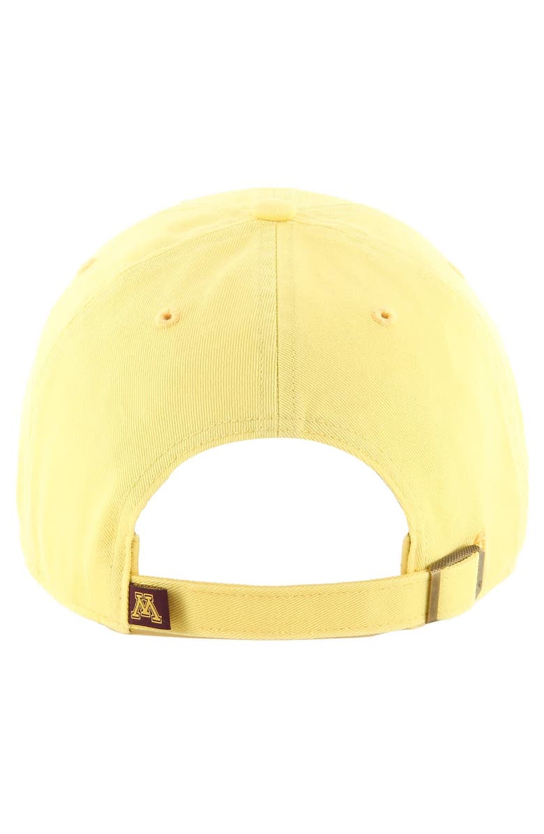 '47 Men's '47 Gold Minnesota Golden Gophers Clean Up Adjustable Hat, Alternate, color, 