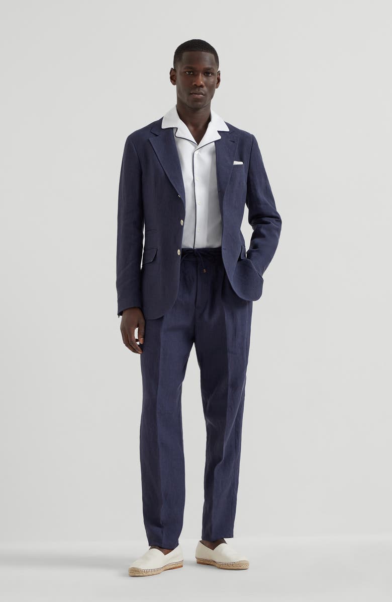 Brunello Cucinelli Shirt with camp collar, Alternate, color, 