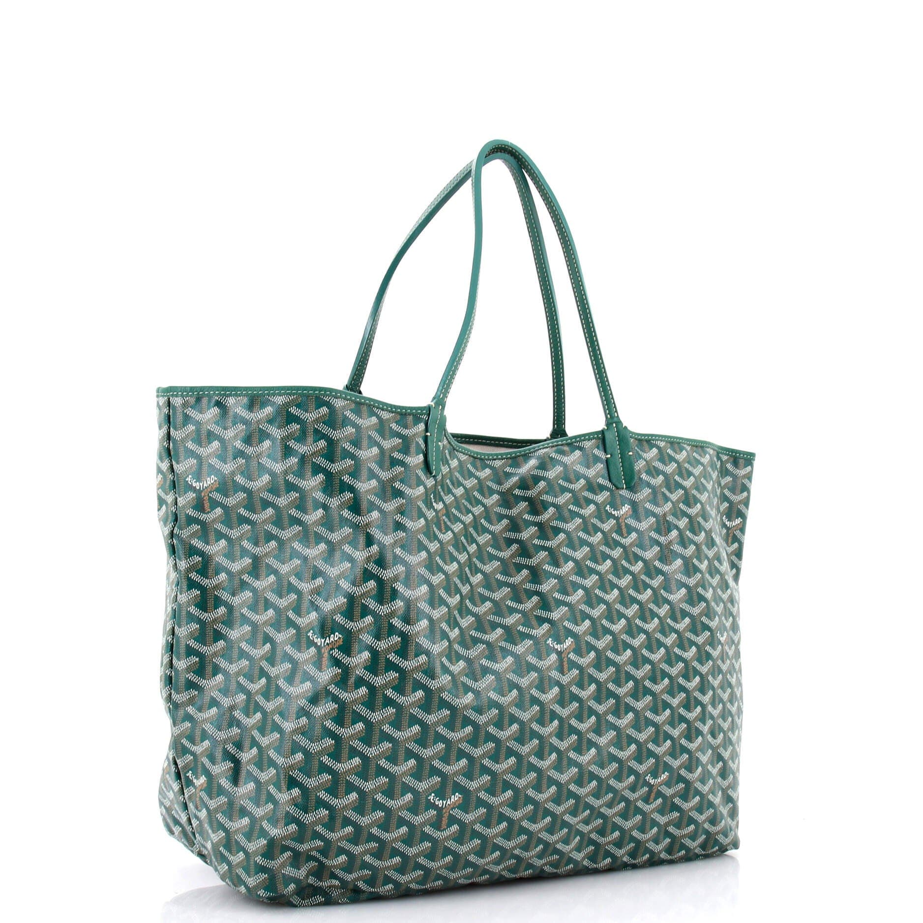 Pre-Owned Goyard Saint Louis Tote Coated Canvas GM, Alternate, color, Green