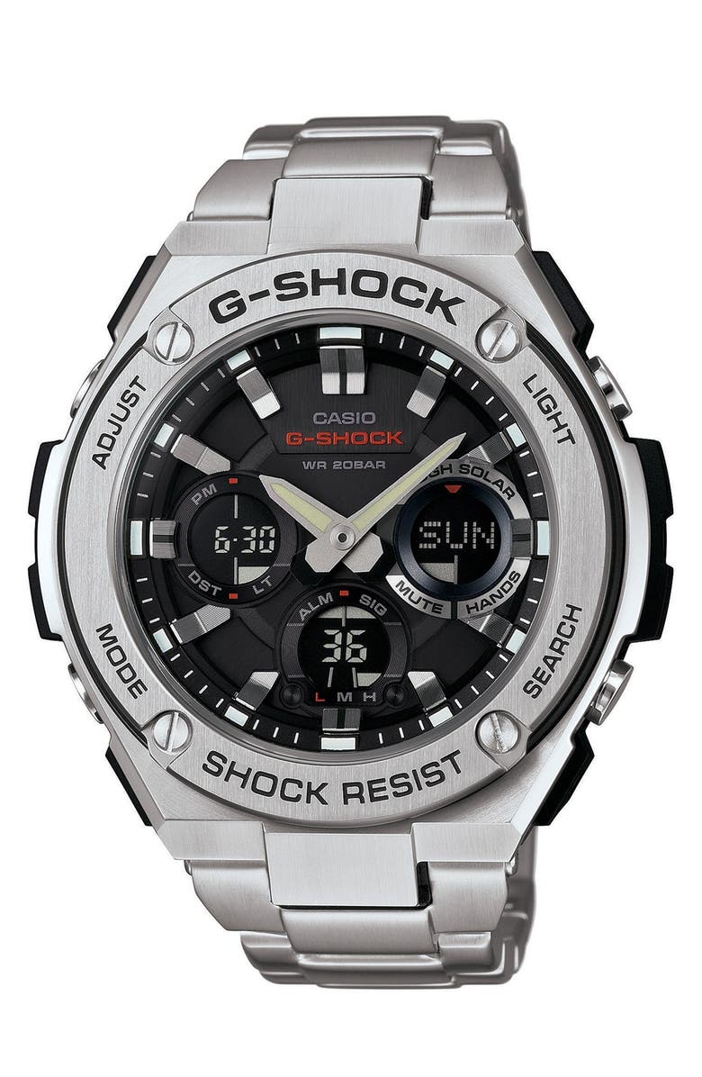 G-SHOCK 'G-Steel' Ana-Digi Watch, 52mm, Main, color,