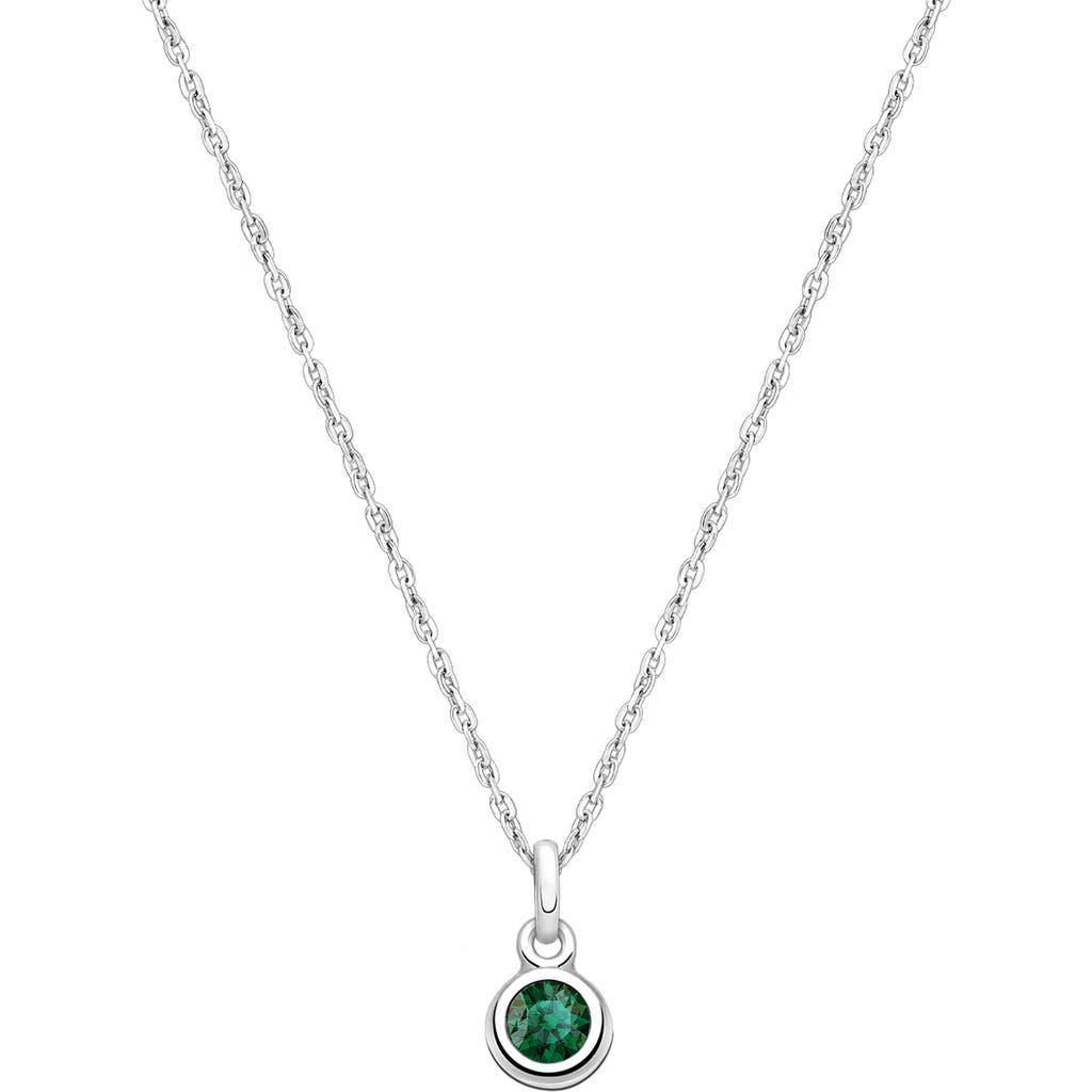 Tiny Blessings Girls' Sterling Silver Tb Birthstone 13-14 Necklace - Children In Metallic