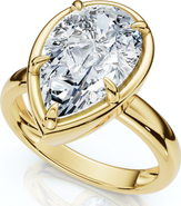 Bliss Diamond Certified 3Ct Pear Alissa Engagement Solitaire Ring 14k Gold or Pt Lab Grown