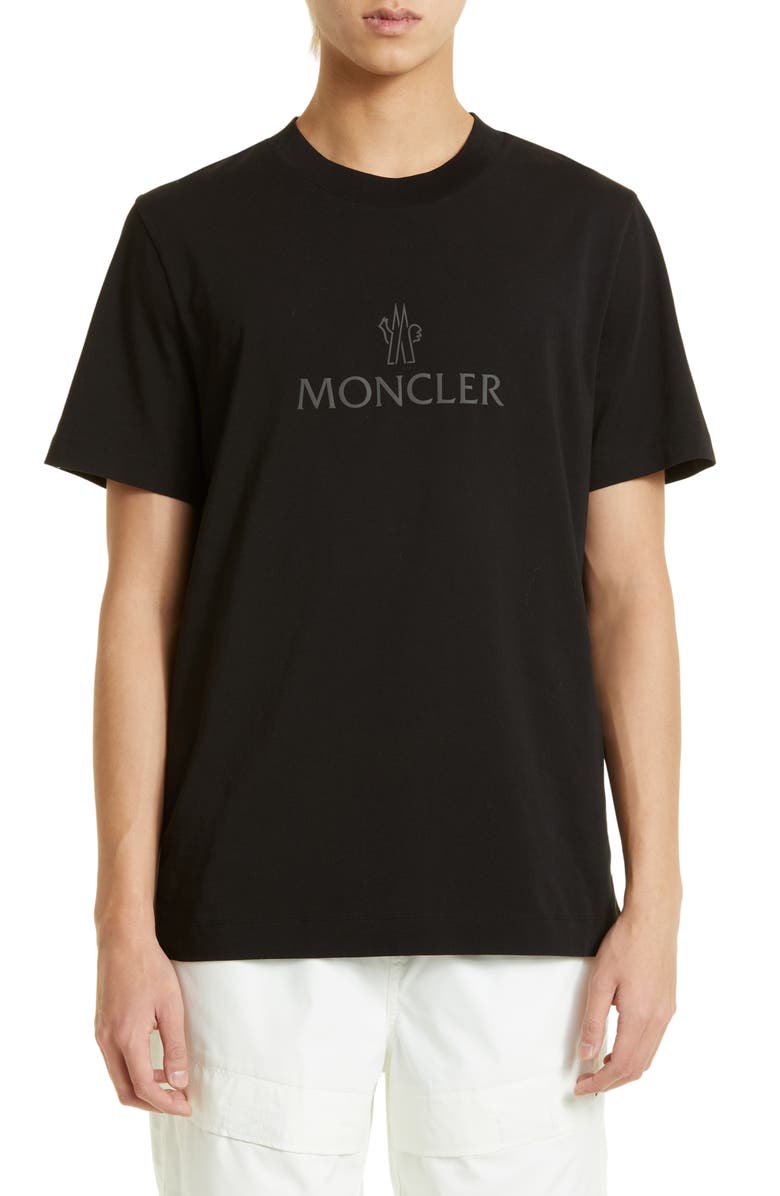 Moncler Logo Graphic Tee, Main, color, 