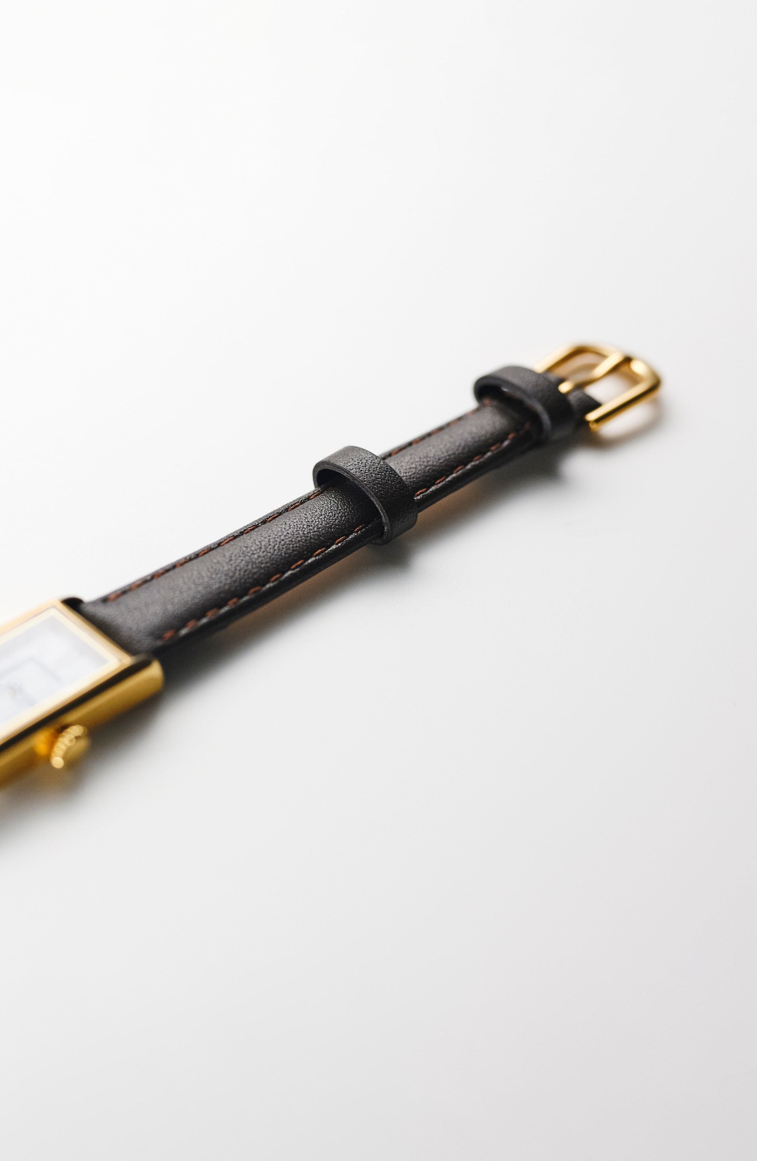Espresso Strap - Gold Buckle