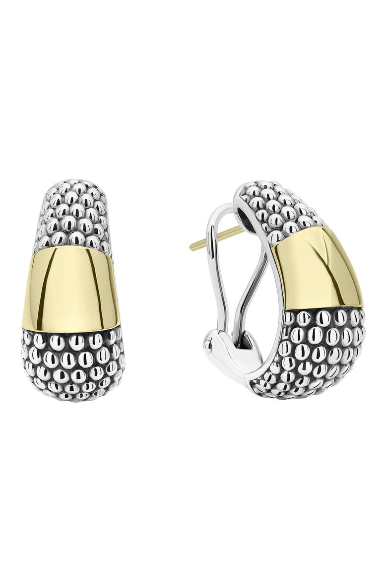 High Bar Two-Tone Earrings, Alternate, color, SILVER