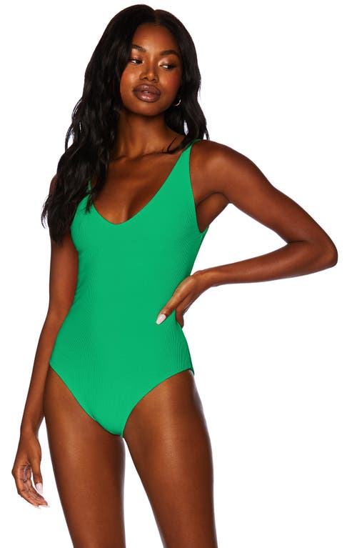 Beach Riot Reese Rib One-piece Swimsuit In Technicolor
