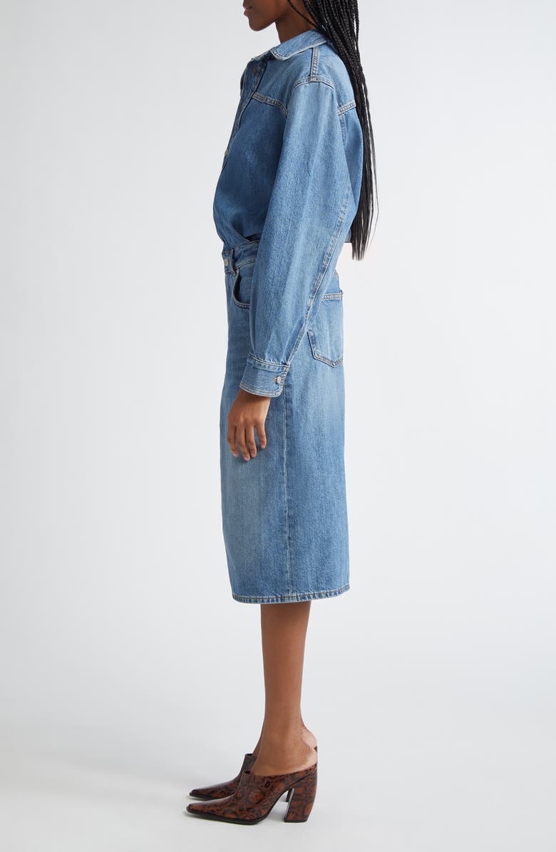 Haikure Tonya Denim Romper, Alternate, color,