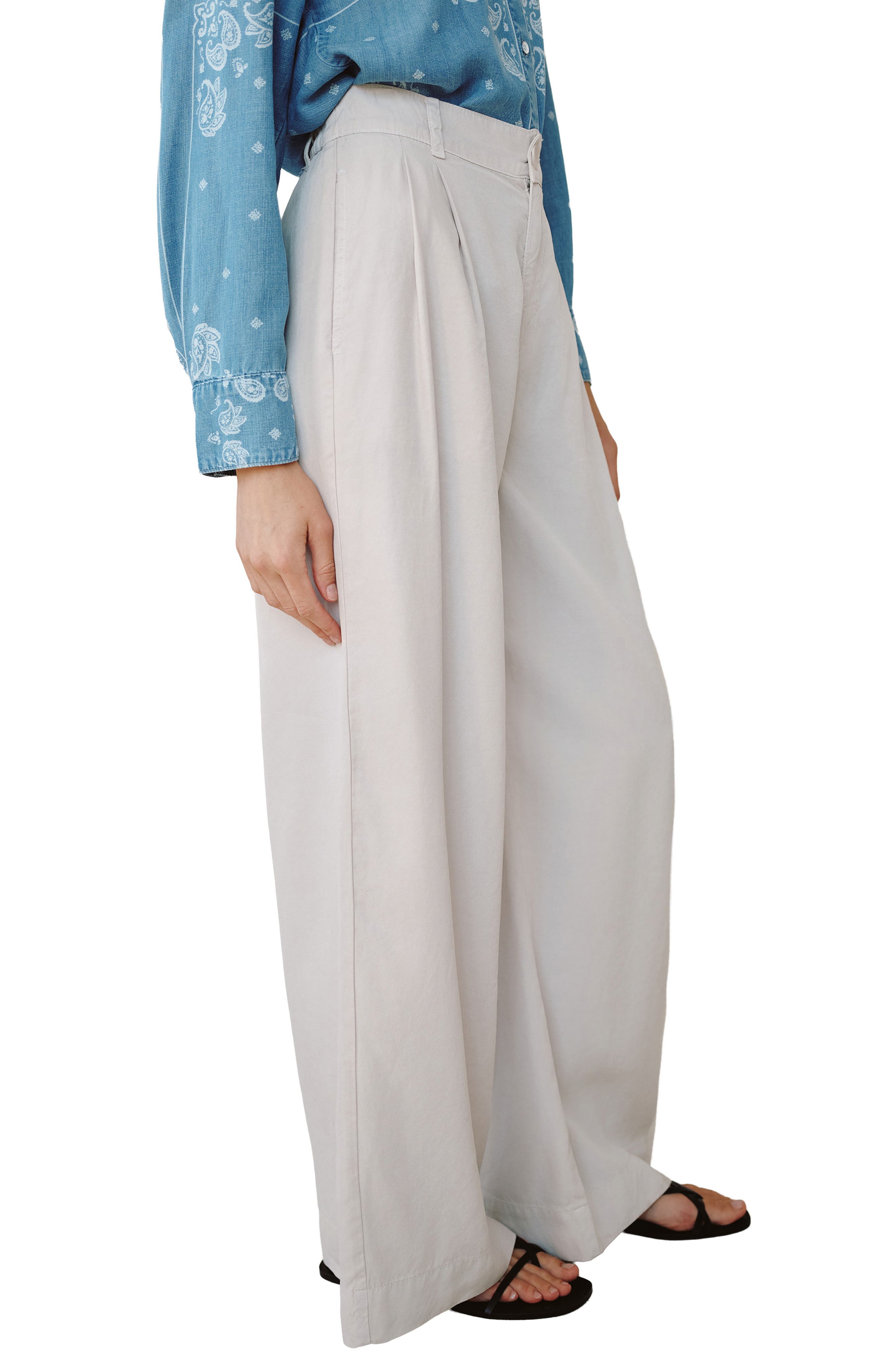 Bella Dahl Pleated Super Wide Leg Pants (Women) | Nordstromrack