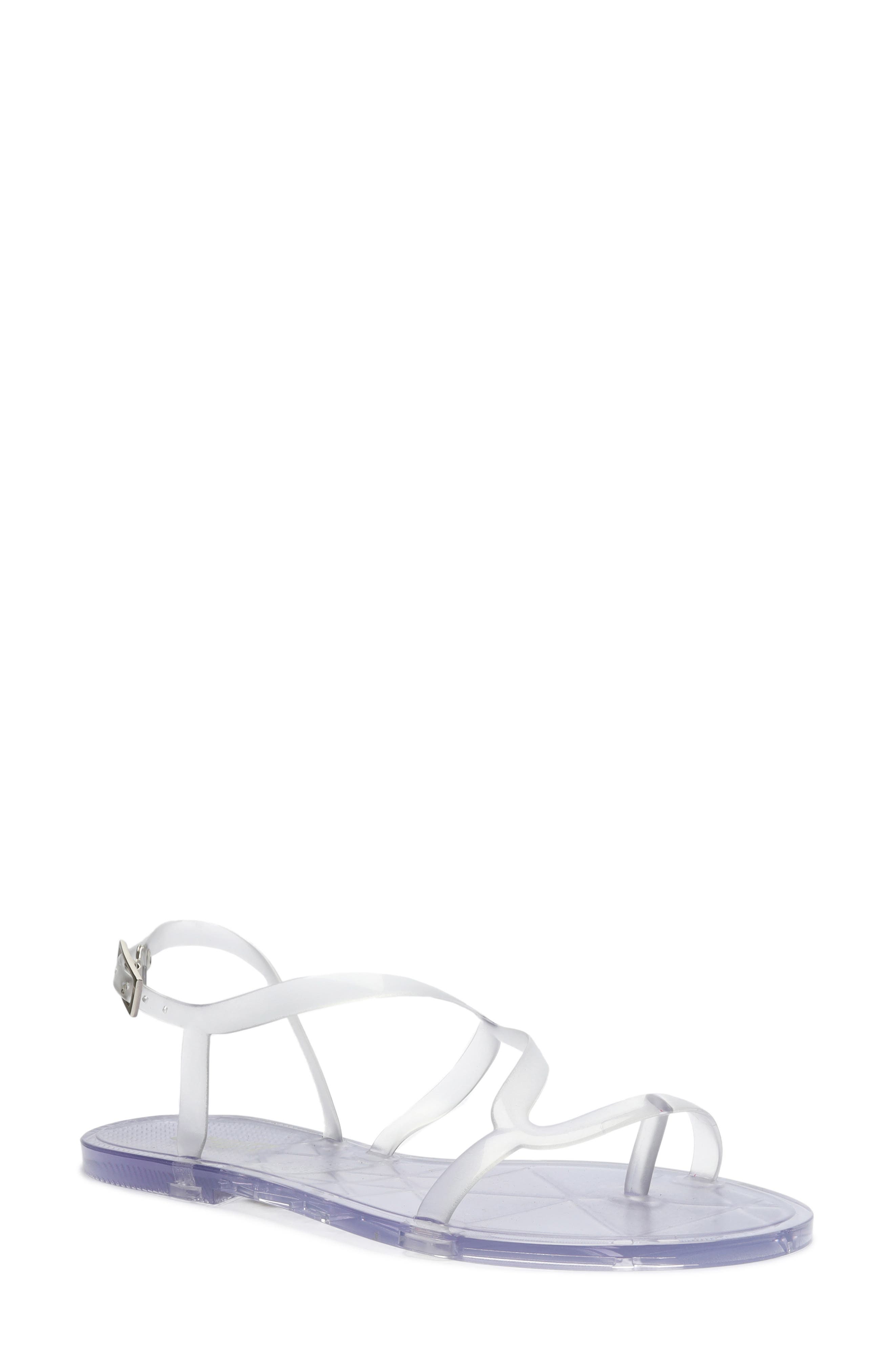 Tanner Sandal, Main, color, TRANSPARENTE