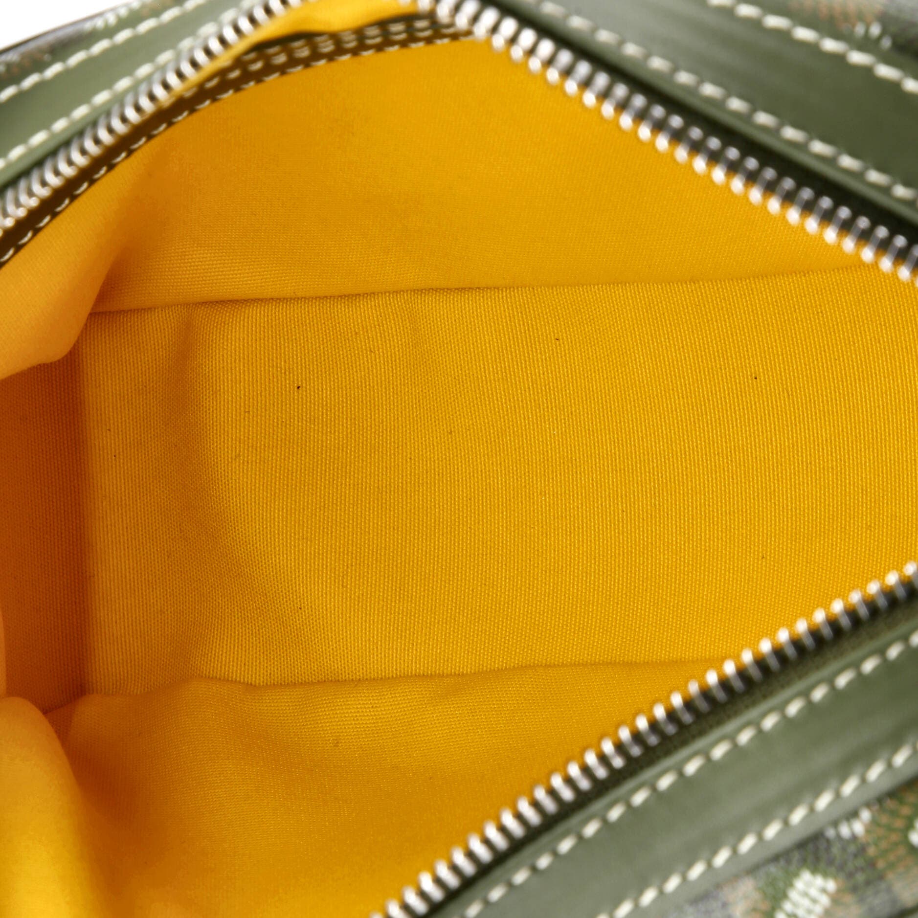 Pre-Owned Goyard Cap Vert Bag Printed Coated Canvas, Alternate, color, Green