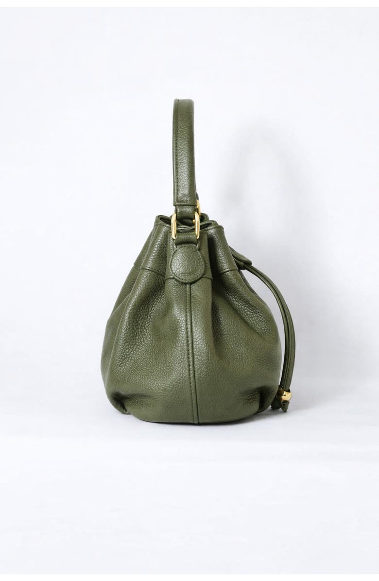 ROSZUAR Sienne Luxury Bucket Handbag, Alternate, color, Olive