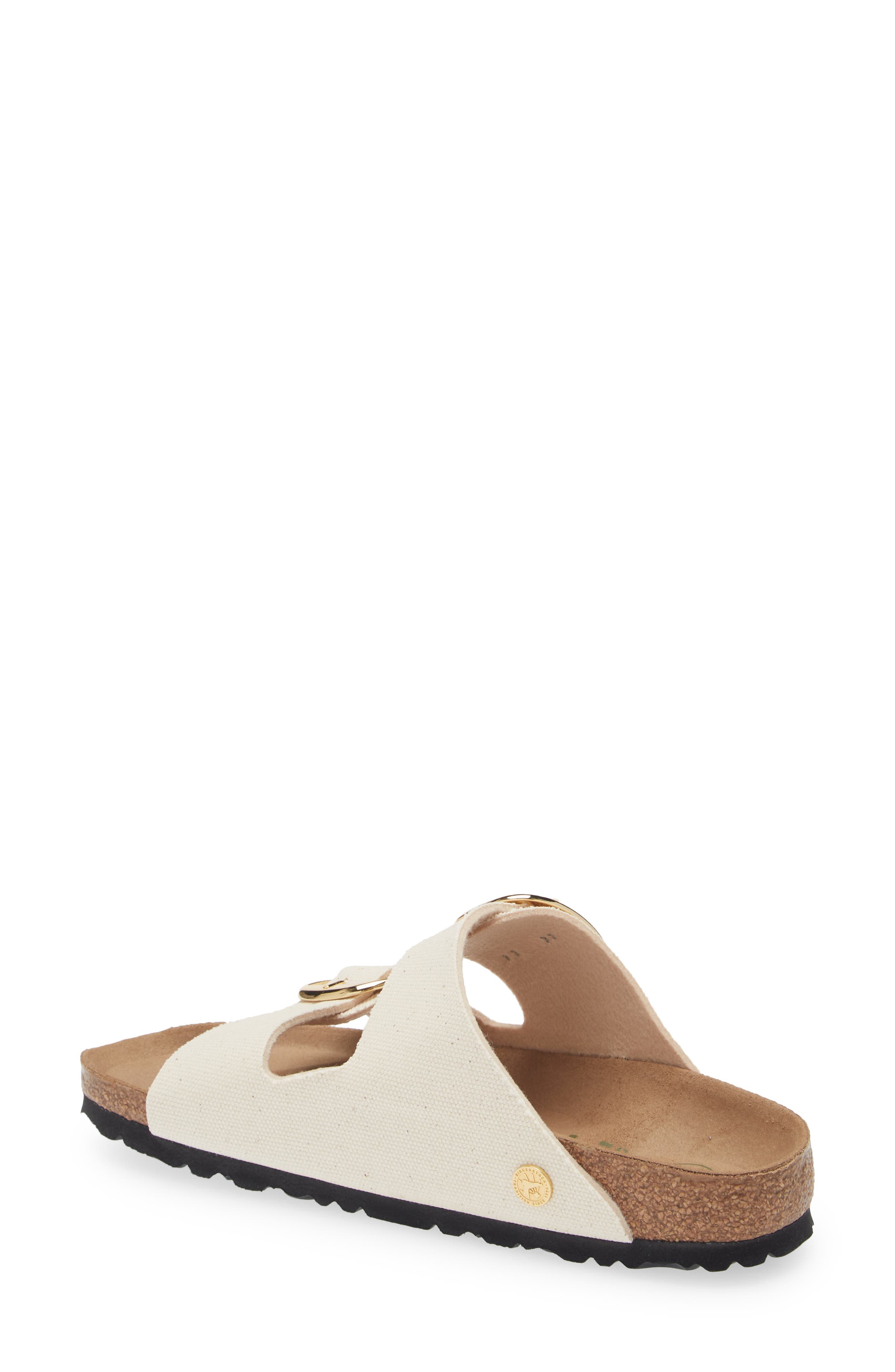 Birkenstock Arizona Big Buckle Canvas Slide Sandal, Alternate, color, 