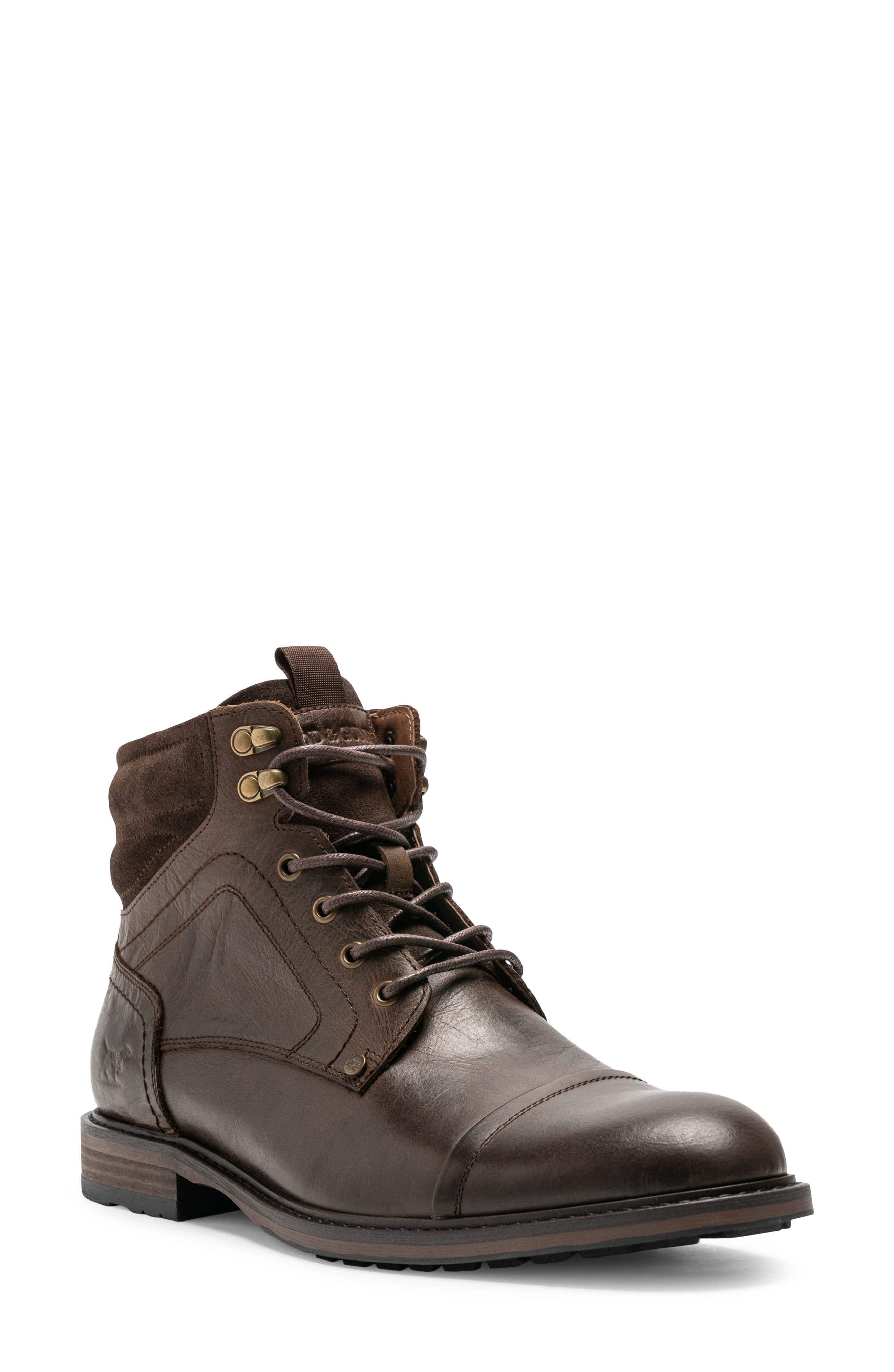 Dunedin Military Boot, Main, color, CHOCOLATE WASH