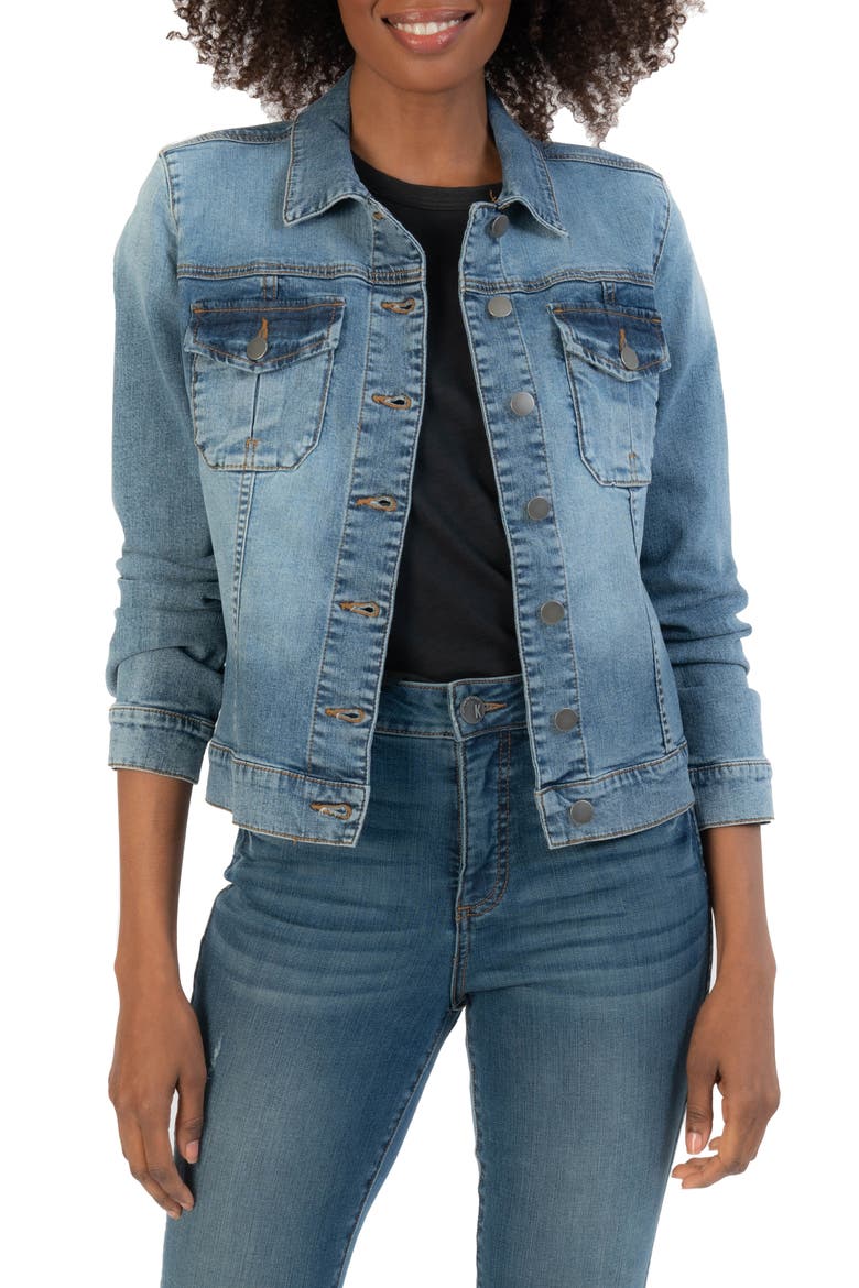 Amelia Denim Jacket, Main, color, READY