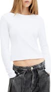 AllSaints Stevie Long Sleeve Organic Cotton T-Shirt
