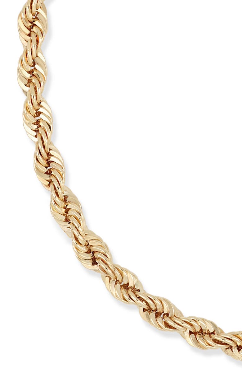 Bony Levy 14K Gold Rope Chain Bracelet, Alternate, color, 14K Yellow Gold