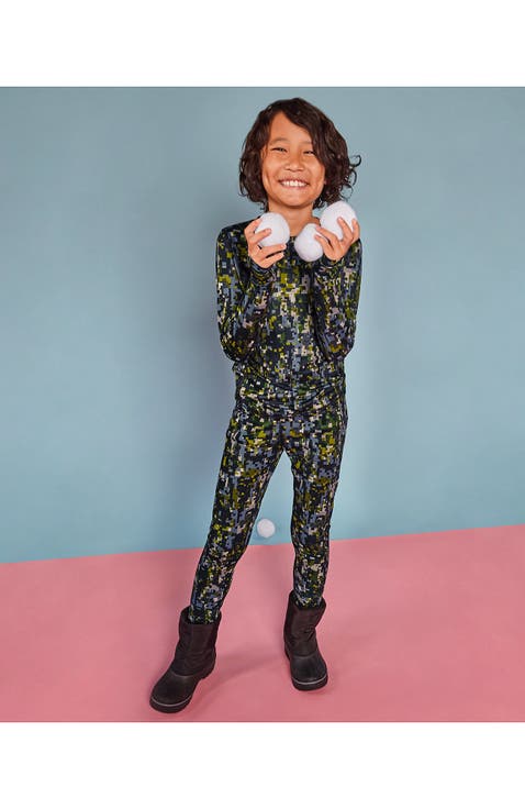 Boys Thermal Base Layer Long Underwear Thermaskin Crew Neck Shirt