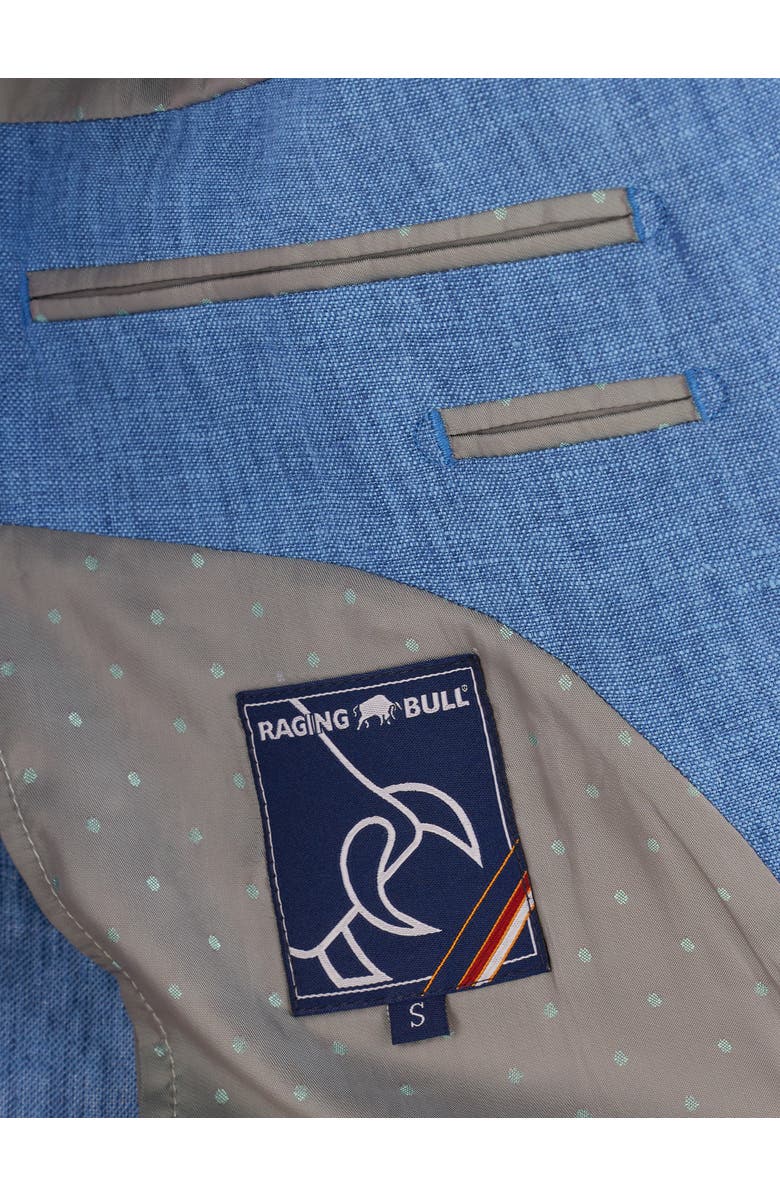 Raging Bull Linen Blazer, Alternate, color, Mid Blue