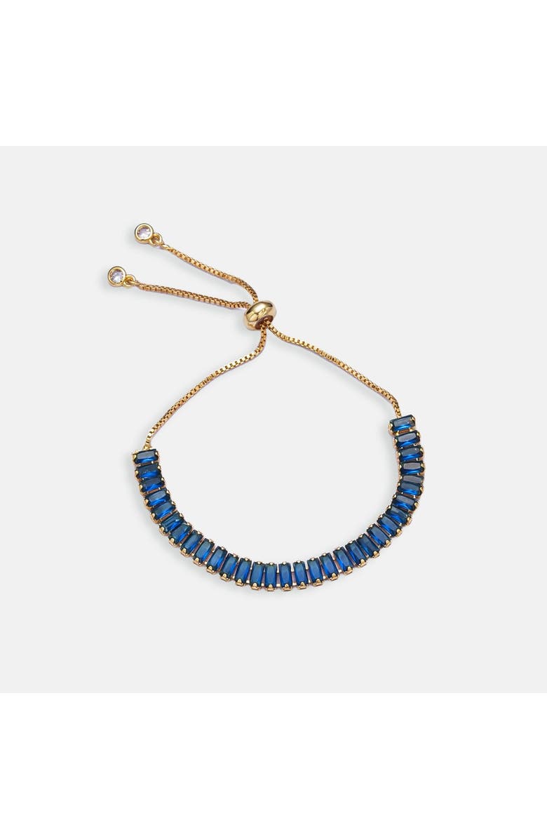 Ivy & Pearl Co. The Astoria Sapphire Line Bracelet, Main, color, Blue