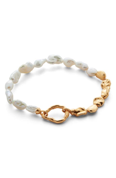 Keshi Pearl Bracelet