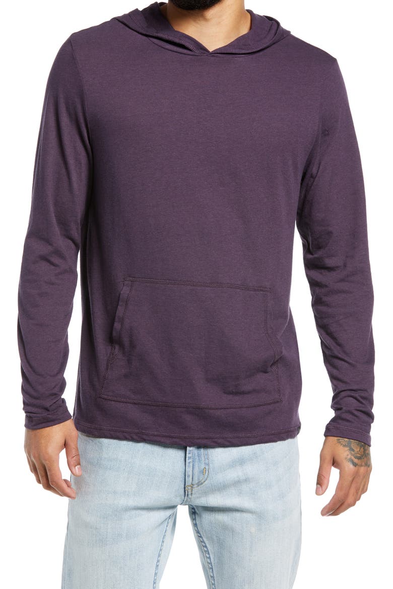 Pullover Hoodie, Main, color, BLACK BERRY