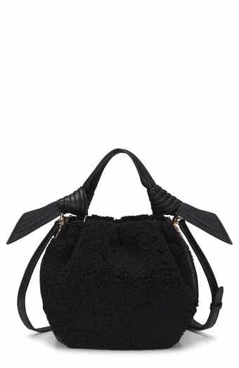 Selena Faux Shearling Bucket Bag
