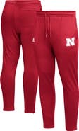 adidas Men's adidas Scarlet Nebraska Huskers AEROREADY Tapered Pants