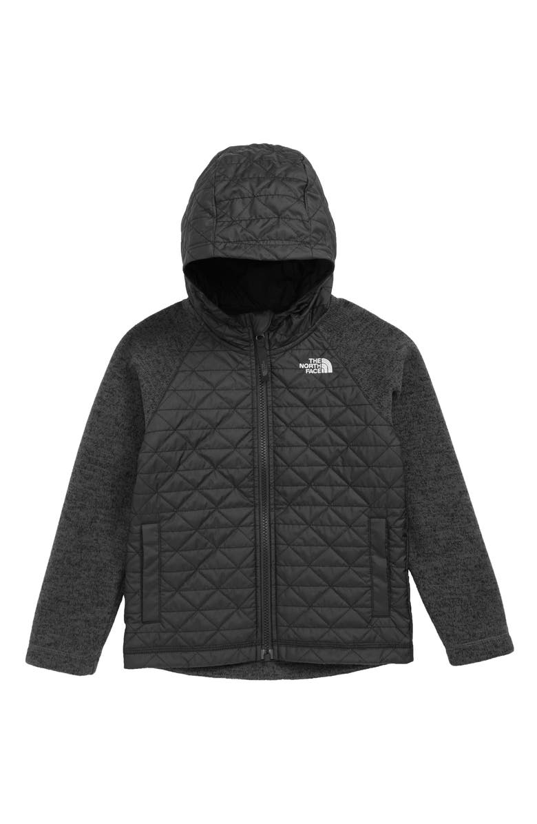 The North Face Water Repellent Quilted Sweater Fleece Jacket, Main, color,