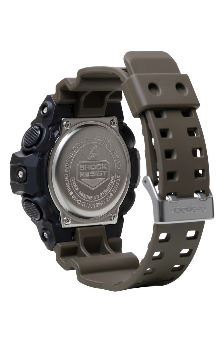 G-SHOCK GA-710-1A Ana-Digi Bracelet Watch, 53.4mm, Alternate, color, Green