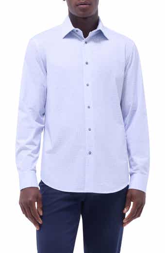 James OoohCotton® Leaf Print Button-Up Shirt