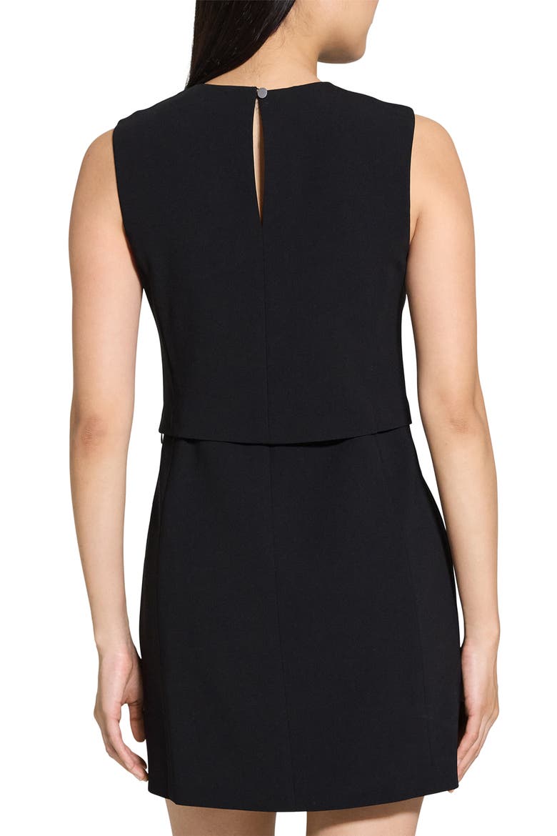 Sleeveless Minidress, Alternate, color, BLACK