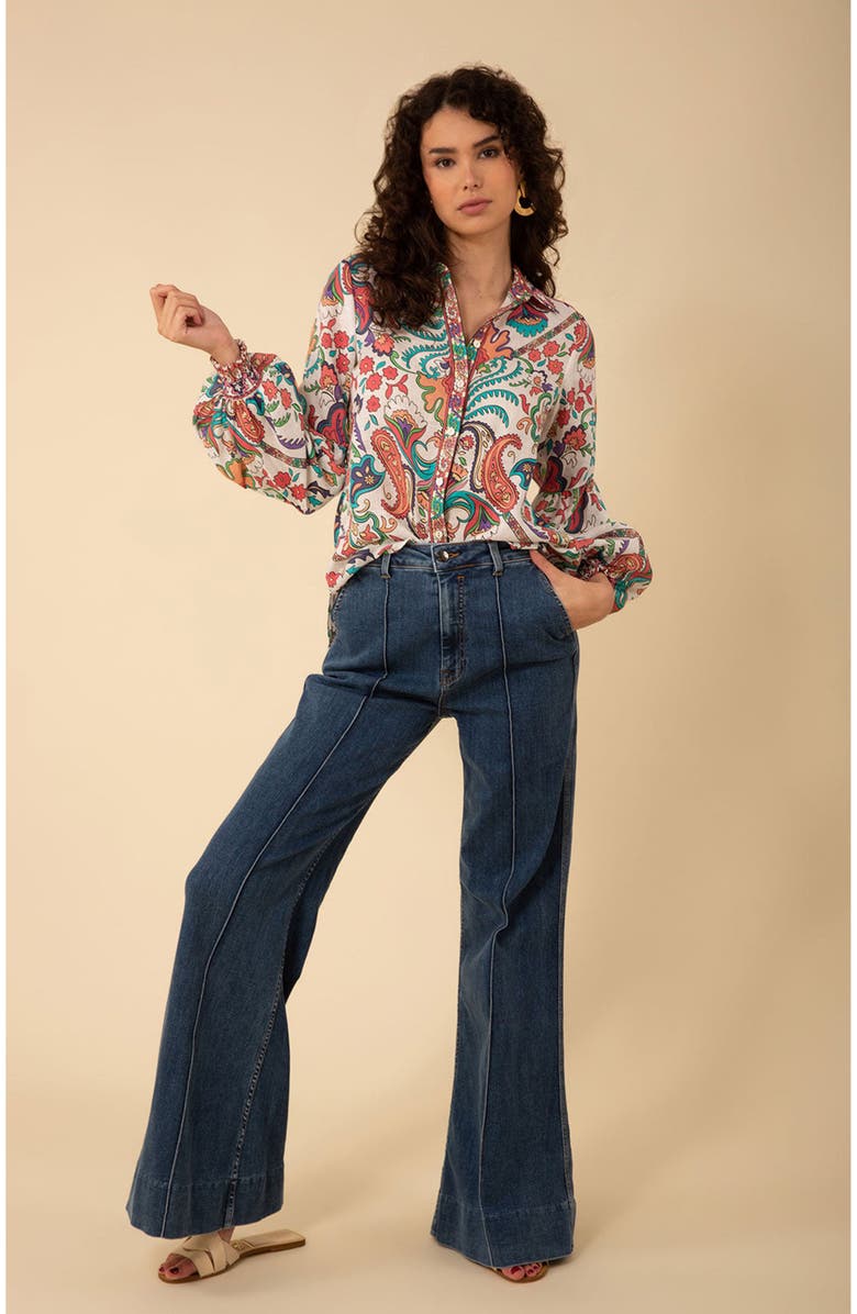 Hale Bob Marley Linen Top, Main, color,