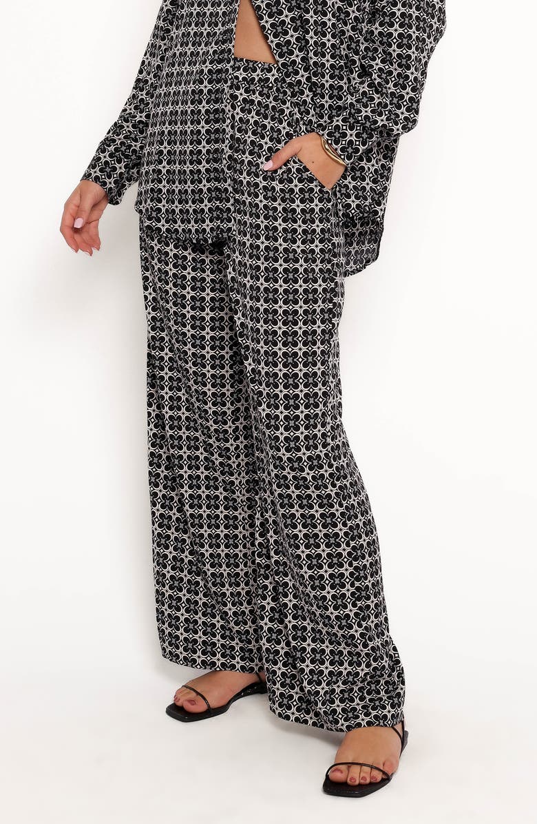 Petal & Pup Haddie Geo Foral Drawstring Pants, Alternate, color, Quinn