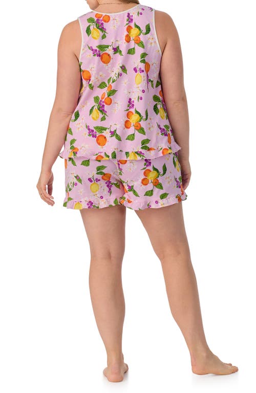 Bedhead Pajamas Citrus Blossom Stretch Jersey Short Pajamas In Citrus Blossom