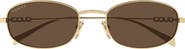 Gucci 54mm Oval Sunglasses