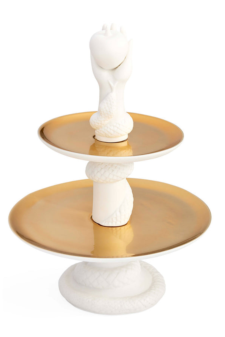 Eve Bon Bon Decorative Tray, Main, color, White