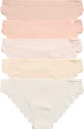Danskin 5-Pack Laser Cut Bikini Briefs