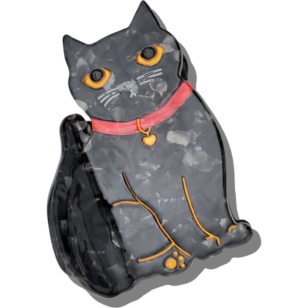 Solar Eclipse Black Cat Claw Clip  product