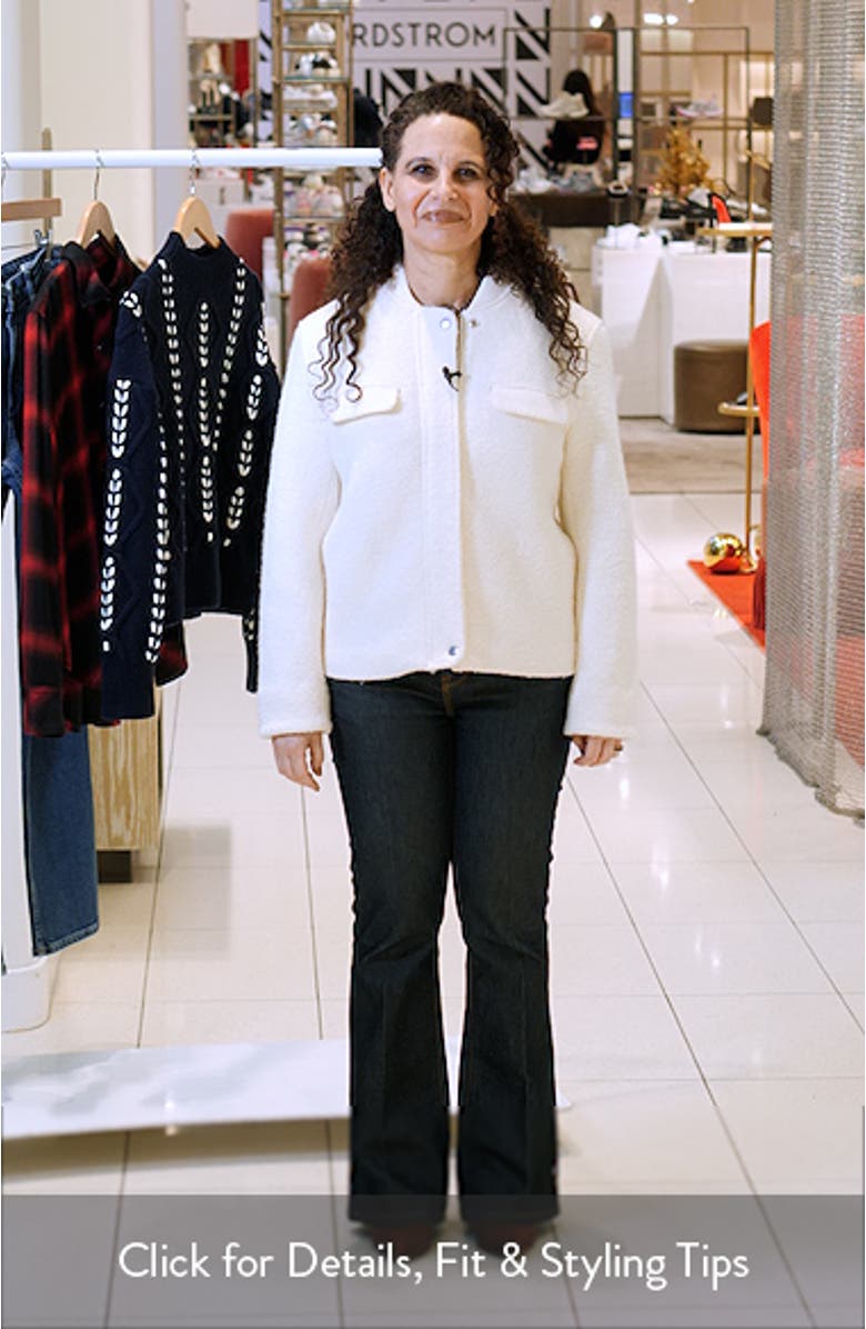 Kinsley Bouclé Wool Blend Jacket, sales video thumbnail