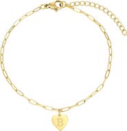 Adornia Initial Chain Bracelet