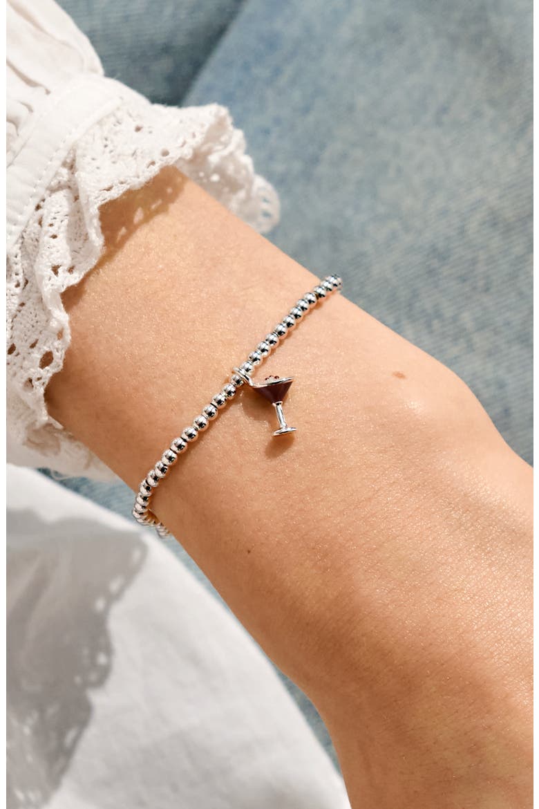 A Little Vibes 'Espresso Yourself' Bracelet, Alternate, color, Silver Plated