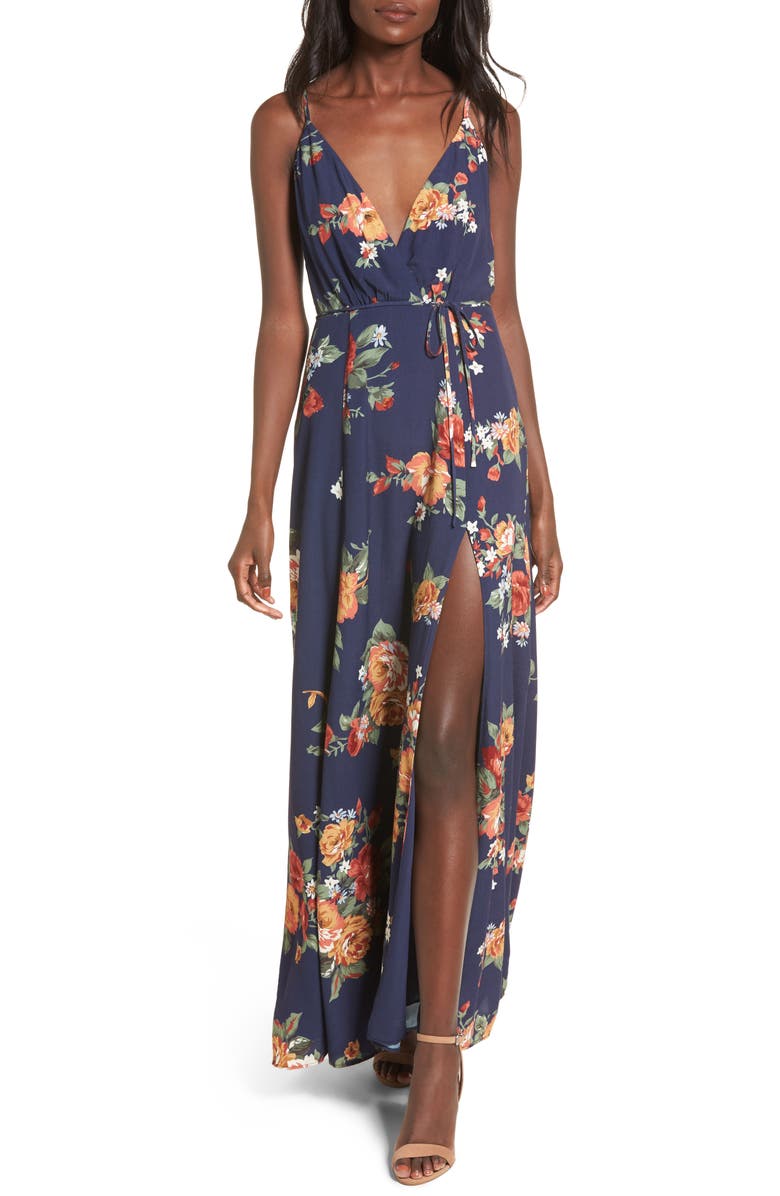 PRIVACY PLEASE Crenshaw Maxi Dress, Main, color, 