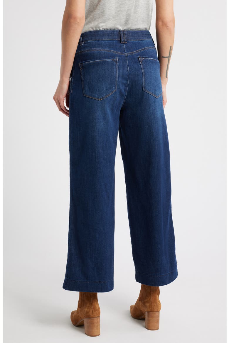 'Ab'Solution Sailor Wide Leg Jeans, Alternate, color, INDIGO
