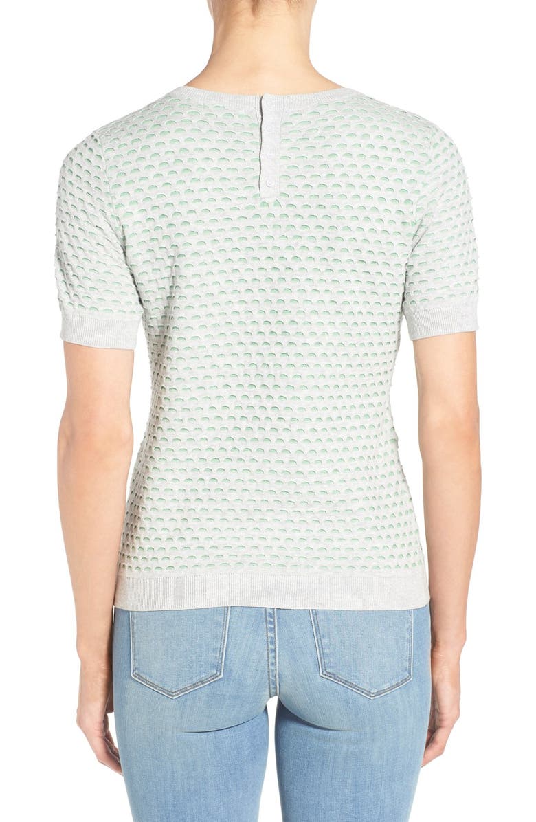 Halogen<sup>®</sup> Textured Crewneck Sweater, Alternate, color, 