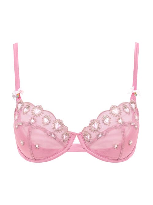 Scarlett Gasque Kiss-me-quick Bra In Pink
