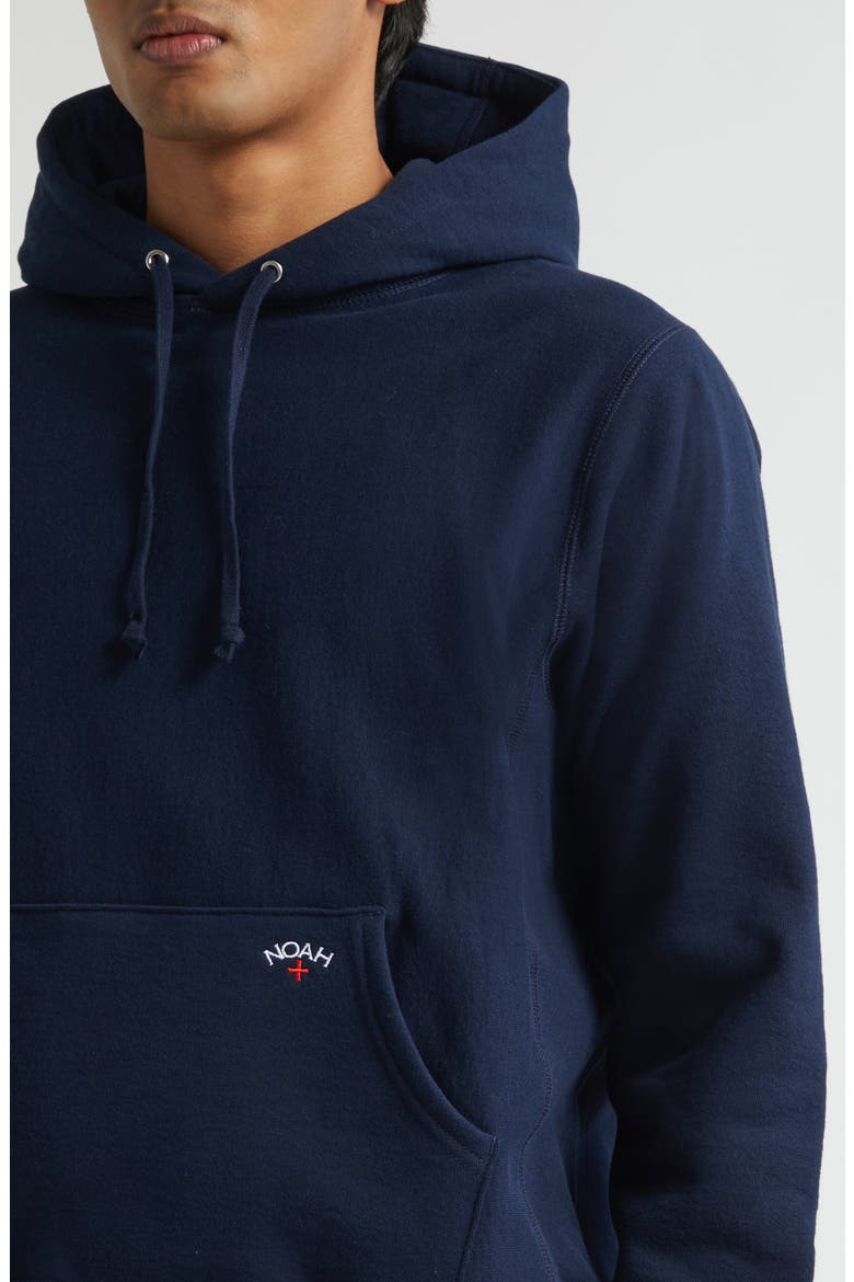 Classic Cotton French Terry Hoodie, Alternate, color, NAVY