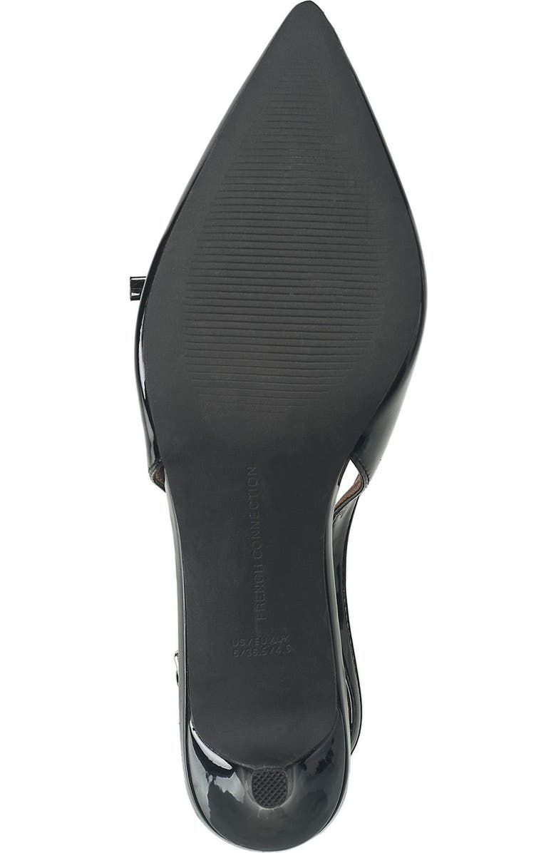 French Connection Quinny Slingback Kitten Heel, Alternate, color, Black