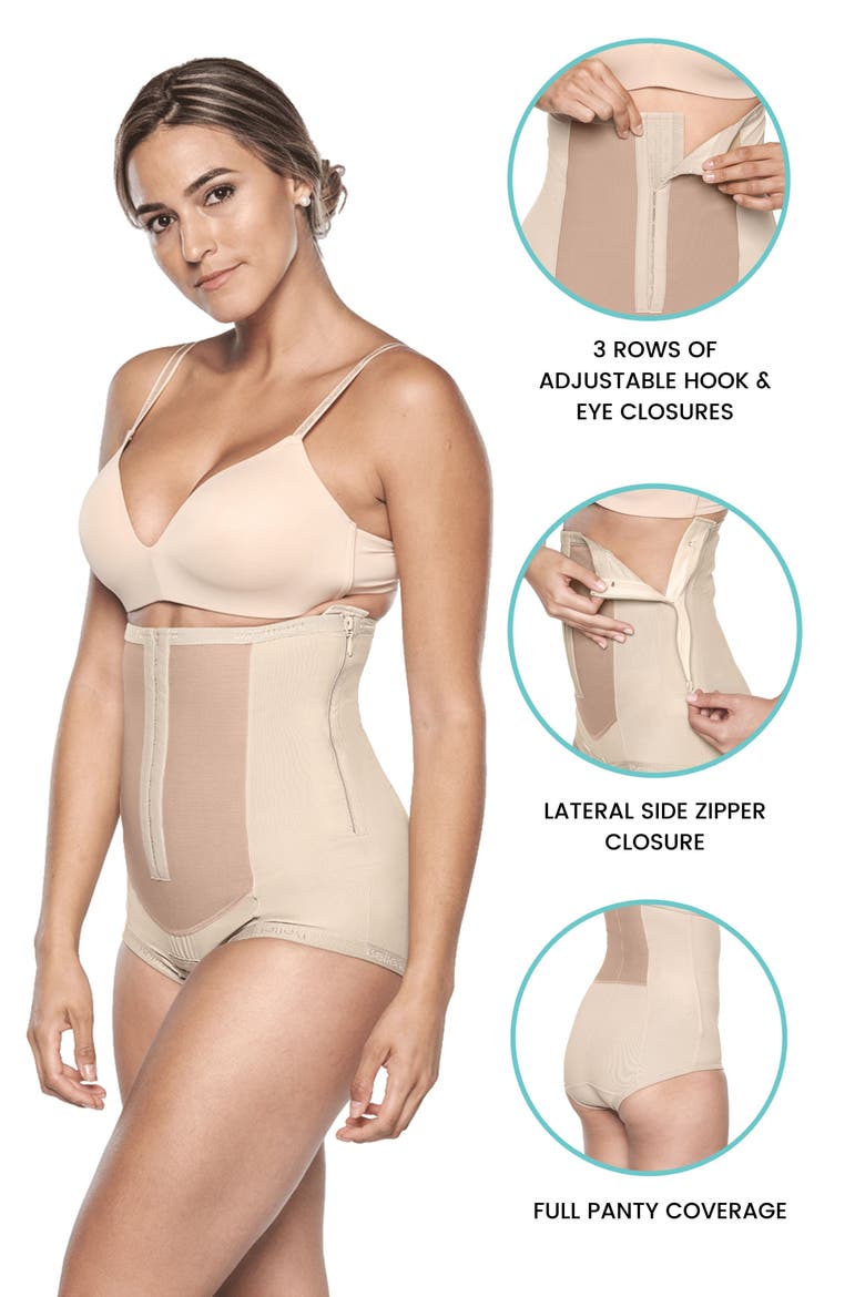 Dual Closure Girdle, Alternate, color, BEIGE